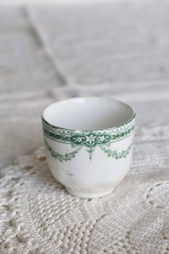 Tasse à café ancienne terre de fer Boch La Louvrière - Modèle Pericon