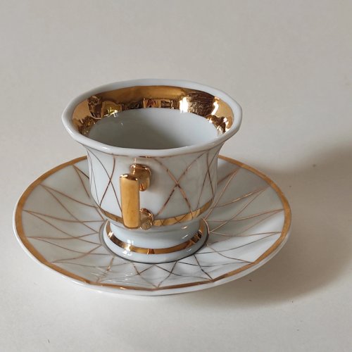 Tasse à café en porcelaine de Limoges, Jean Pouyat
