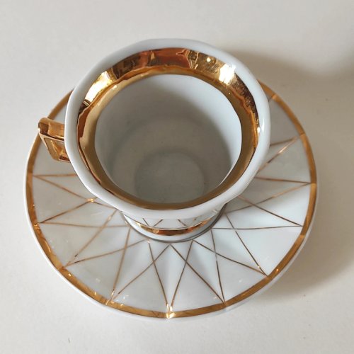 Tasse à café en porcelaine de Limoges, Jean Pouyat
