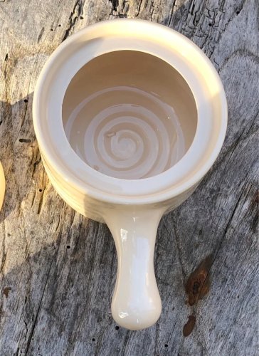 Tasse à café rétro vintage avec couvercle