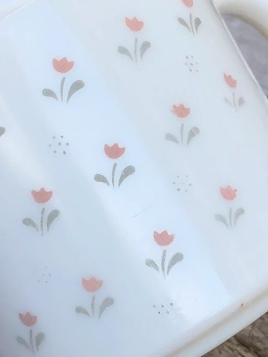 Tasse à café rétro vintage en Pyrex