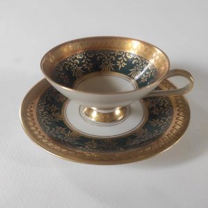 Coffee cup on a pedestal made of fine porcelain, Germany, Schwarzenhammer