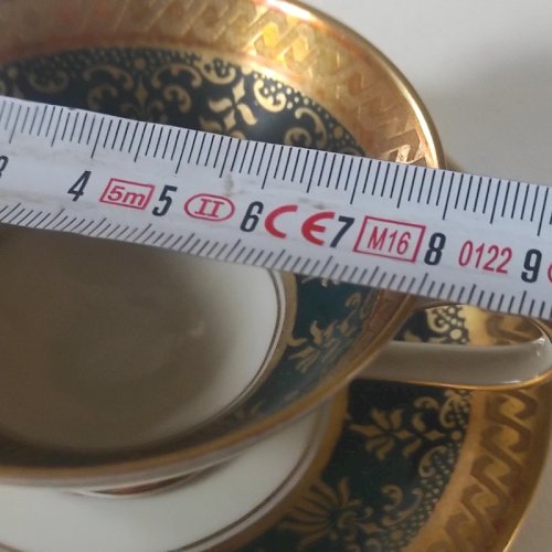 Tasse à café sur piedouche en porcelaine fine, Germany, Schwarzenhammer