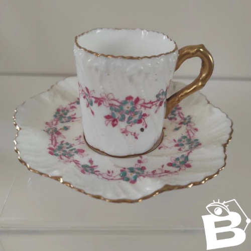 Tasse à Moka en porcelaine fine Coalport England tasse england coalport, de 1891 à 1920