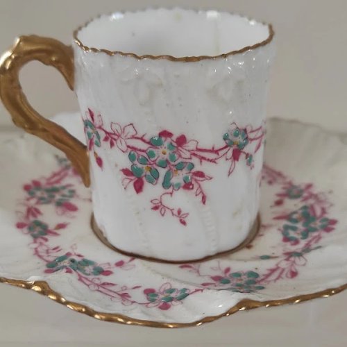 Tasse à Moka en porcelaine fine Coalport England tasse england coalport, de 1891 à 1920