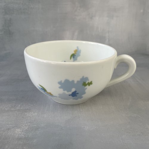Tasse à thé / chocolat porcelaine D. Porthault dessin exclusif R. Thuillier