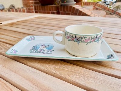 Tasse à thé Gien vintage