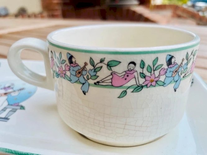 Tasse à thé Gien vintage