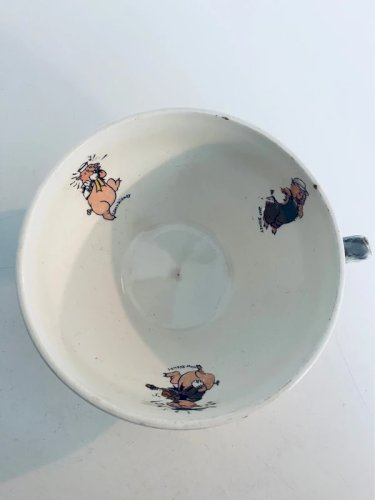 Tasse ancienne Walt Disney Les Trois Petits Cochons – Faïence Vintage