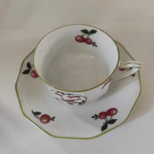 Tasse Art Déco, Lenternier Limoges, 1925-1935