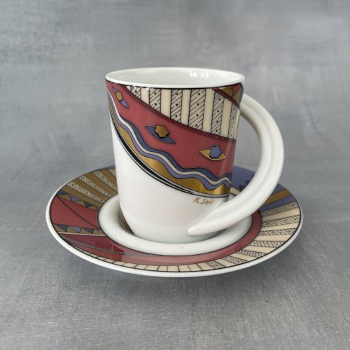 Tasse cup et soucoupe Rosenthal Studio Line espresso sammeltasse Kathy Still