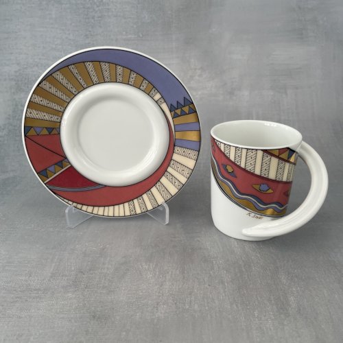 Tasse cup et soucoupe Rosenthal Studio Line espresso sammeltasse Kathy Still
