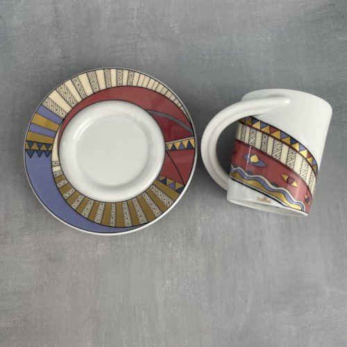 Tasse cup et soucoupe Rosenthal Studio Line espresso sammeltasse Kathy Still