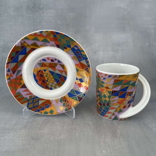 Tasse cup et soucoupe Rosenthal Studio Line espresso sammeltasse n°2 B. Brenner