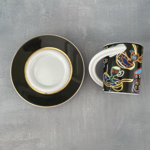 Tasse cup et soucoupe Rosenthal Studio Line espresso sammeltasse n°23 M. Vrolijk