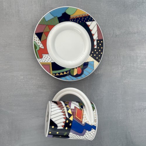 Tasse cup et soucoupe Rosenthal Studio Line espresso sammeltasse n°4 B. Doege