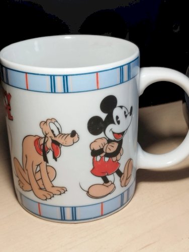 Tasse Disney Mickey Minnie chien pluto vintage collector