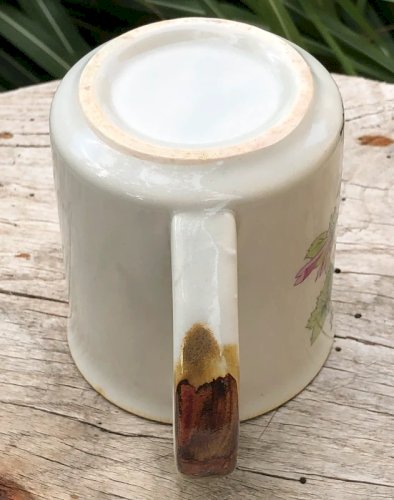 Tasse en grès vintage Alcéa Rosea