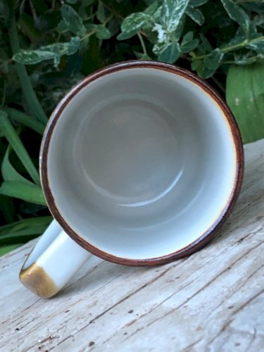 Tasse en grès vintage Alcéa Rosea