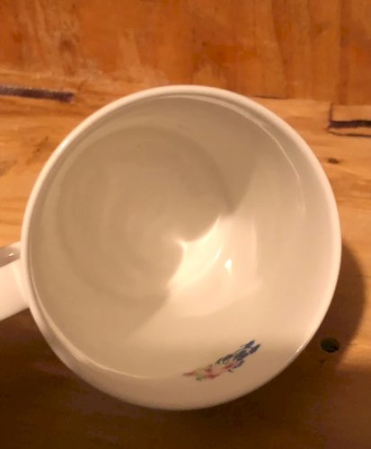 Tasse en porcelaine Anglaise Dunoon motifs fleurs