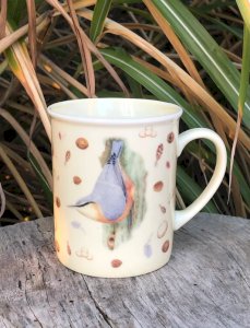 Tasse en porcelaine Vivara motifs oiseau