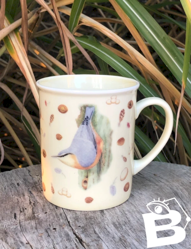 Tasse en porcelaine Vivara motifs oiseau