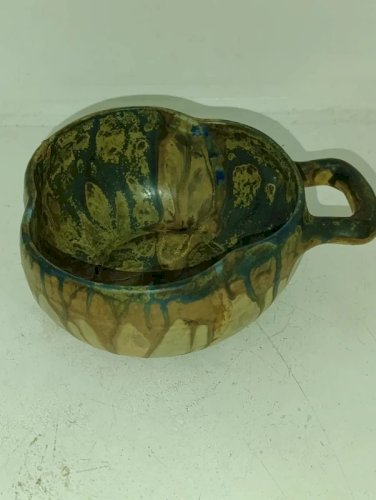 tasse et coupelle gres signé Gilbert metenier en bon etat