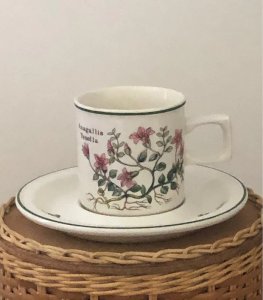 Tasse et soucoupe rétro vintage England