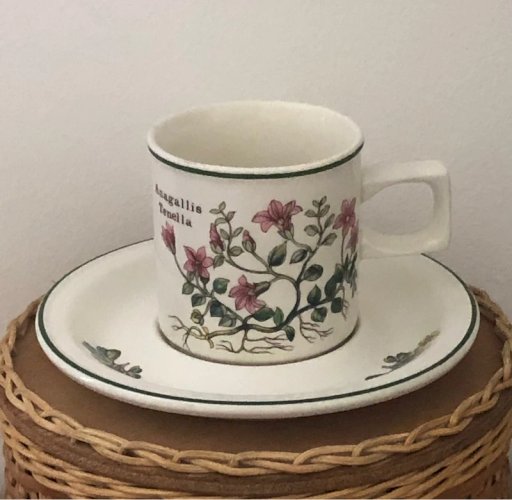 Tasse et soucoupe rétro vintage England