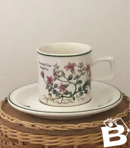 Tasse et soucoupe rétro vintage England