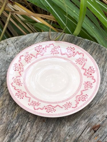 Tasse et soucoupe rose clair England Johnson Brothers