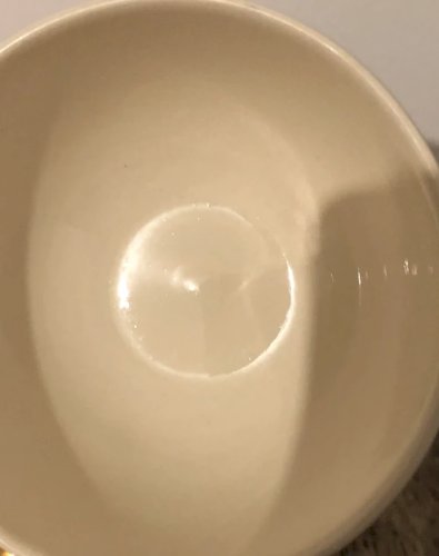 Tasse et soucoupe Villeroy & Boch crème et dorée Bonne Fête