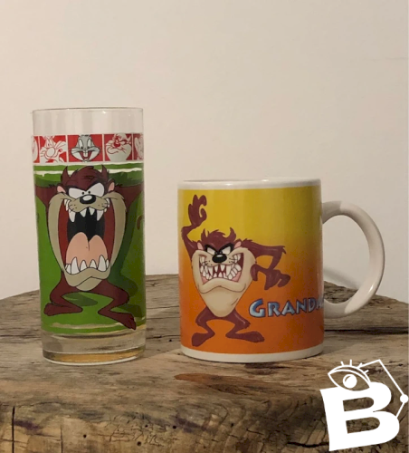 Tasse et verre Warner Bros « TAZ »