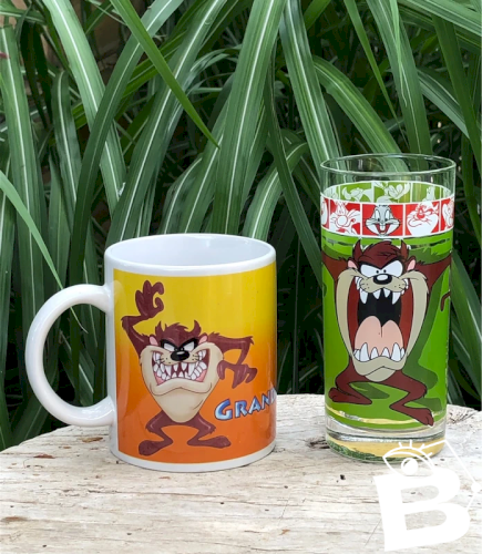 Tasse et verre Warner Bros « TAZ »