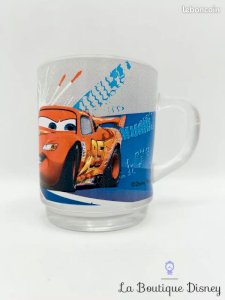 Tasse Flash McQueen Cars 2 Disney mug ARC voiture rouge Angleterre Londres ARC