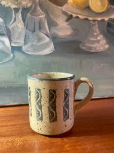 Stoneware cup from Taizé Daniel de Montmollin