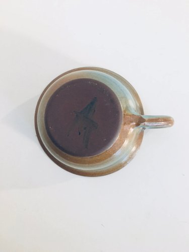 Tasse grès signée