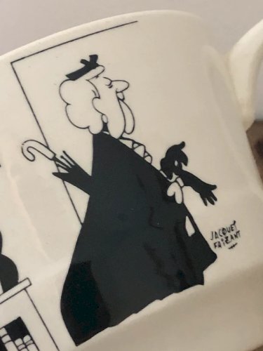 Tasse humoristique Jacques Faizant St Amand