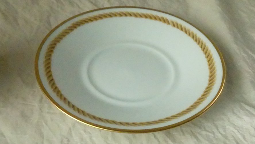 TASSE LITRON EN PORCELAINE DE LIMOGES ANCRE  MARINE BERNARDEAU FRANCE*