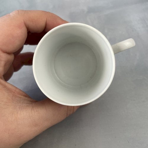 Tasse litron porcelaine limoges Ancienne manufacture royale D. Porthault