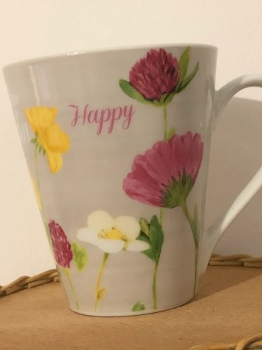 Tasse Maisons du Monde motifs fleurs des champs
