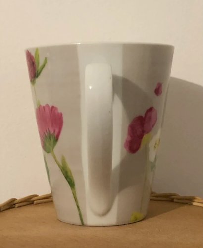 Tasse Maisons du Monde motifs fleurs des champs