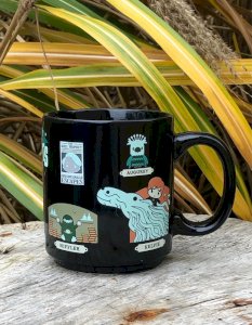 Tasse noire Harry Potter