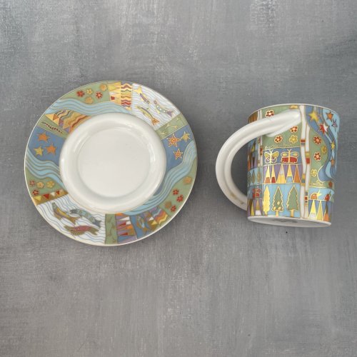 Tasse soucoupe Rosenthal Studio Line espresso sammeltasse n°19 Jane Osborn Smith