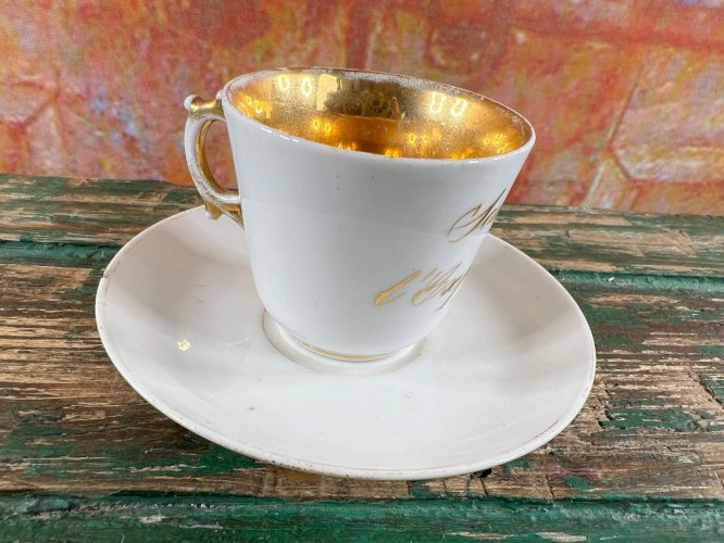 Tasse souvenir Exposition Universelle 1878 Paris – porcelaine historique