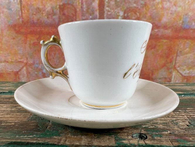 Tasse souvenir Exposition Universelle 1878 Paris – porcelaine historique