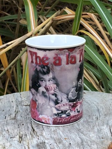 Tasse style romantique Thé à la Rose