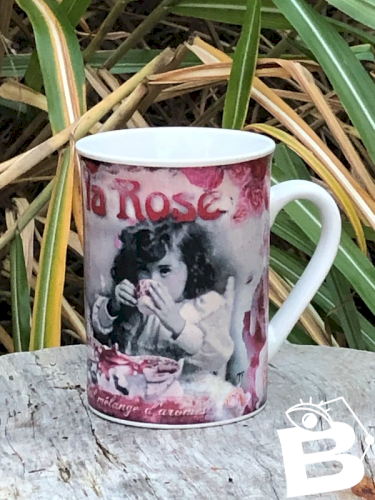 Tasse style romantique Thé à la Rose