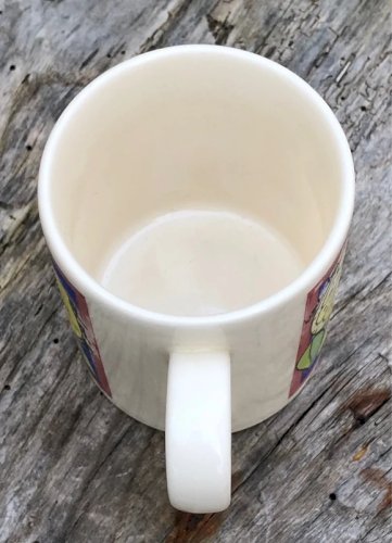 Tasse vintage motifs citrons