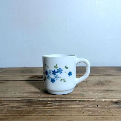 Tasses à café Arcopal modèle Myosotis